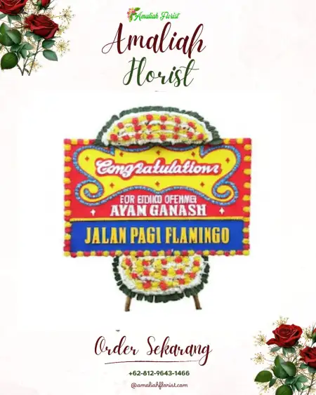 Sewa Papan Bunga Gedung Akad Nikah Jakarta